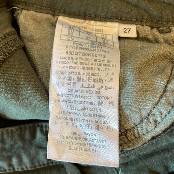 Guess olive green skinny jeans - Picture 4 of 4